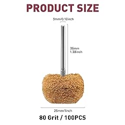 50 PCS Abrasive Buffing Wheels,1 Inch Buffing