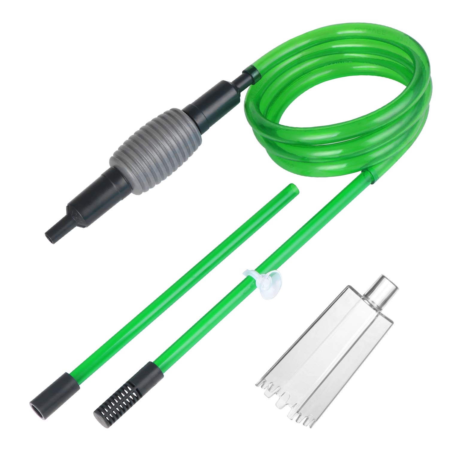 Coolty Aquarium Gravel Sand Cleaner, Fish Tank Vacuum Siphon Water Changer Pump for Water Changing and Filter Sand Cleaning