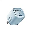 Anker 25W USB C Charger Block, Compact and Foldable, Supports PPS Fast Charging for Galaxy S24/Z Fold/Z Flip/Tab, iPhone, iPad (Blue)