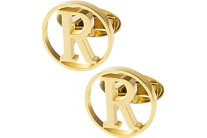 GWD Cufflinks for Men Classic Tuxedo Shirt Wedding Cuff Links Personalized Initials A-Z Gift