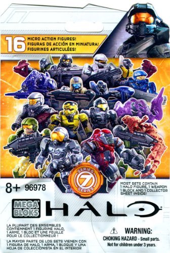 Halo Mega Bloks Series 7 Minifigure Mystery Pack [1 RANDOM Mini Figure]