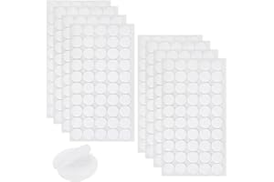 400 Pcs (200 Pair Sets) 0.8'' Diameter Sticky Back Strong Hook & Loop Self Adhesive Dots Tapes Suitable for Home Office Class