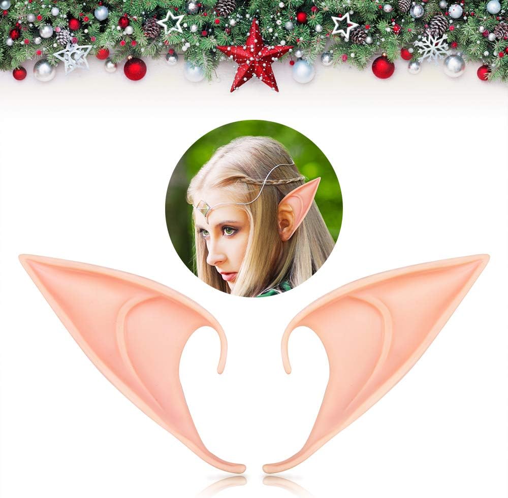 Clothing, Shoes & Accessories HOT Elf Ears Pointed Plastic Prosthetic