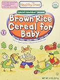 Organic Baby Cereal Brown Rice 8 oz (227 grams) by Healthy Times