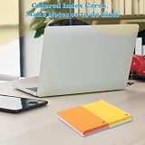 Thboxes 200 Pcs Flash Cards 4.9 x 2.9 Inch Kraft Lined Index Cards view 7