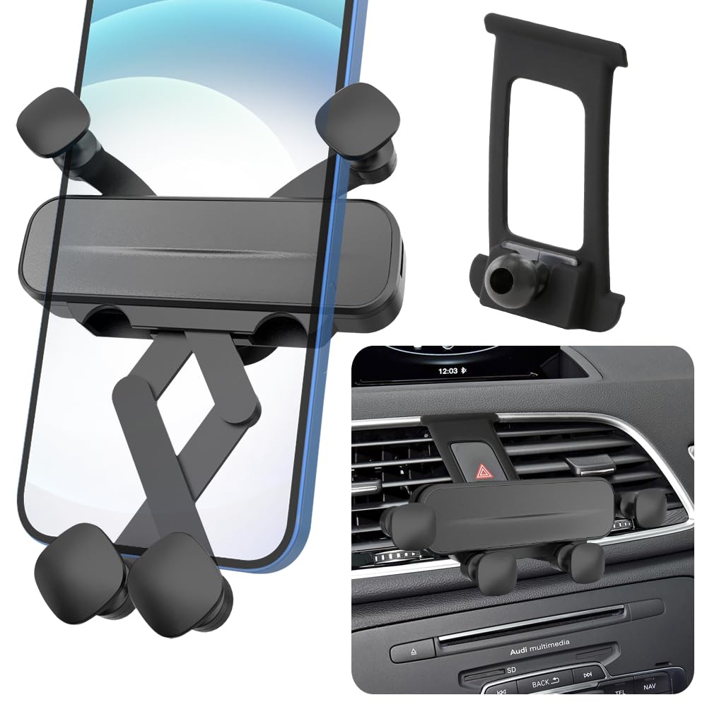Photo 1 of LUNQIN Car Phone Holder Mount for 2012 2013 2014 2015 2016 2017 2018 Audi Q3 Auto Accessories Interior Decoration Mobile Cell Smartphone Bracket