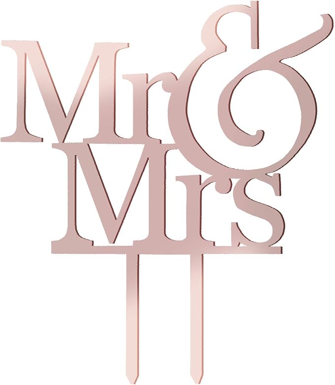 Topper Per Torta Di Fidanzamento O Anniversario Di Matrimonio Oro Rosa Argento Amazon It Alimentari E Cura Della Casa