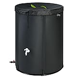 Rihogar Upgraded 132 Gallon Rain Barrel Water Tank