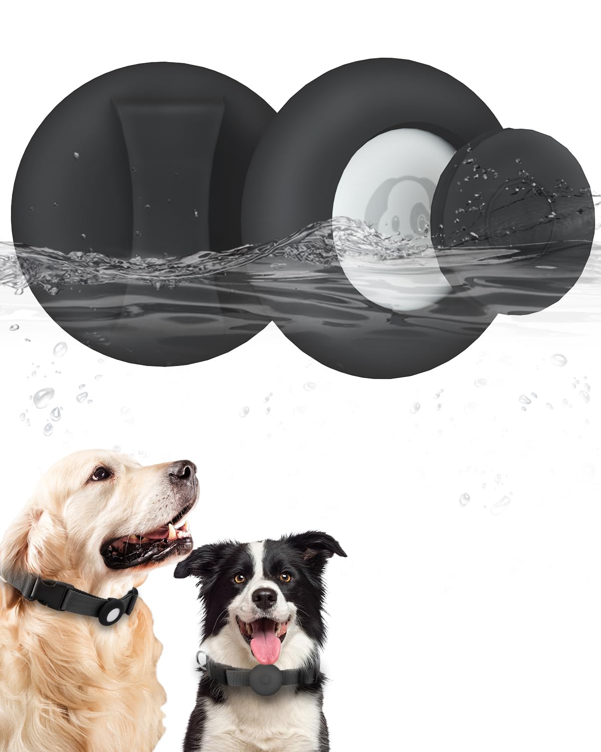 Silicone Holder for Air-tag Dog Collar, Slide-On Lightweight Waterproof Case for Air-tag Dog/Cat 2021 Accessories