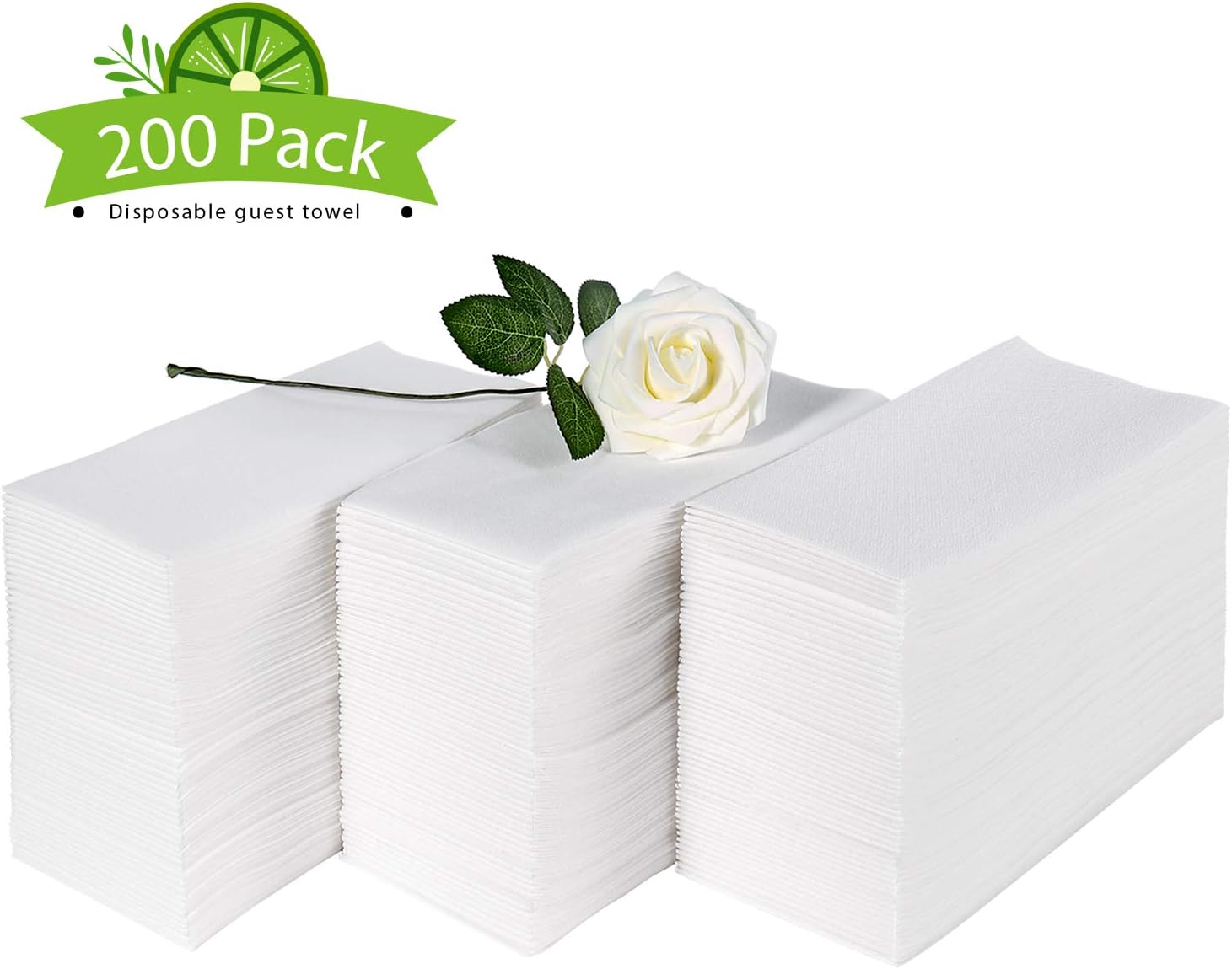 HONOVA 200 Guest Towels Disposable Bathroom, Soft and