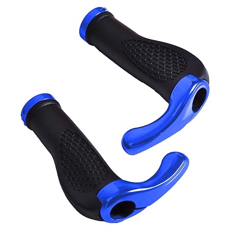 Qianyou Lenkergriffe Fahrrad, 2 x Fahrradgriff Ergonomisch Griffe Mit Horns(22mm) …