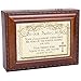 Cottage Garden to Our Pastors Wife Woodgrain Inspirational Traditional Music Box Plays Amazing Grace