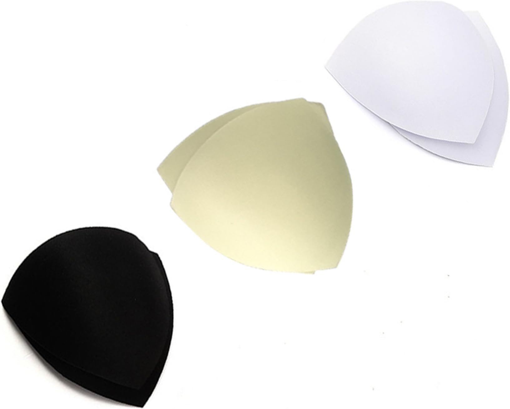 Vogue of Eden?-New Replacement Comfortable Bra Pads for Seamless Sports Bra - BLACK,WHITE,BEIGE