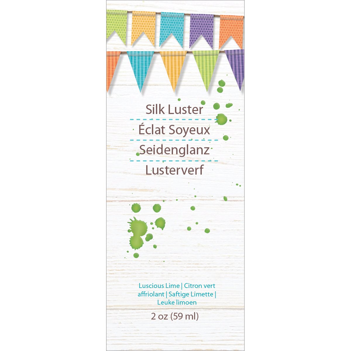Richard Garay Celebrations "Luscious Lime" Silk Luster, Glass, Green
