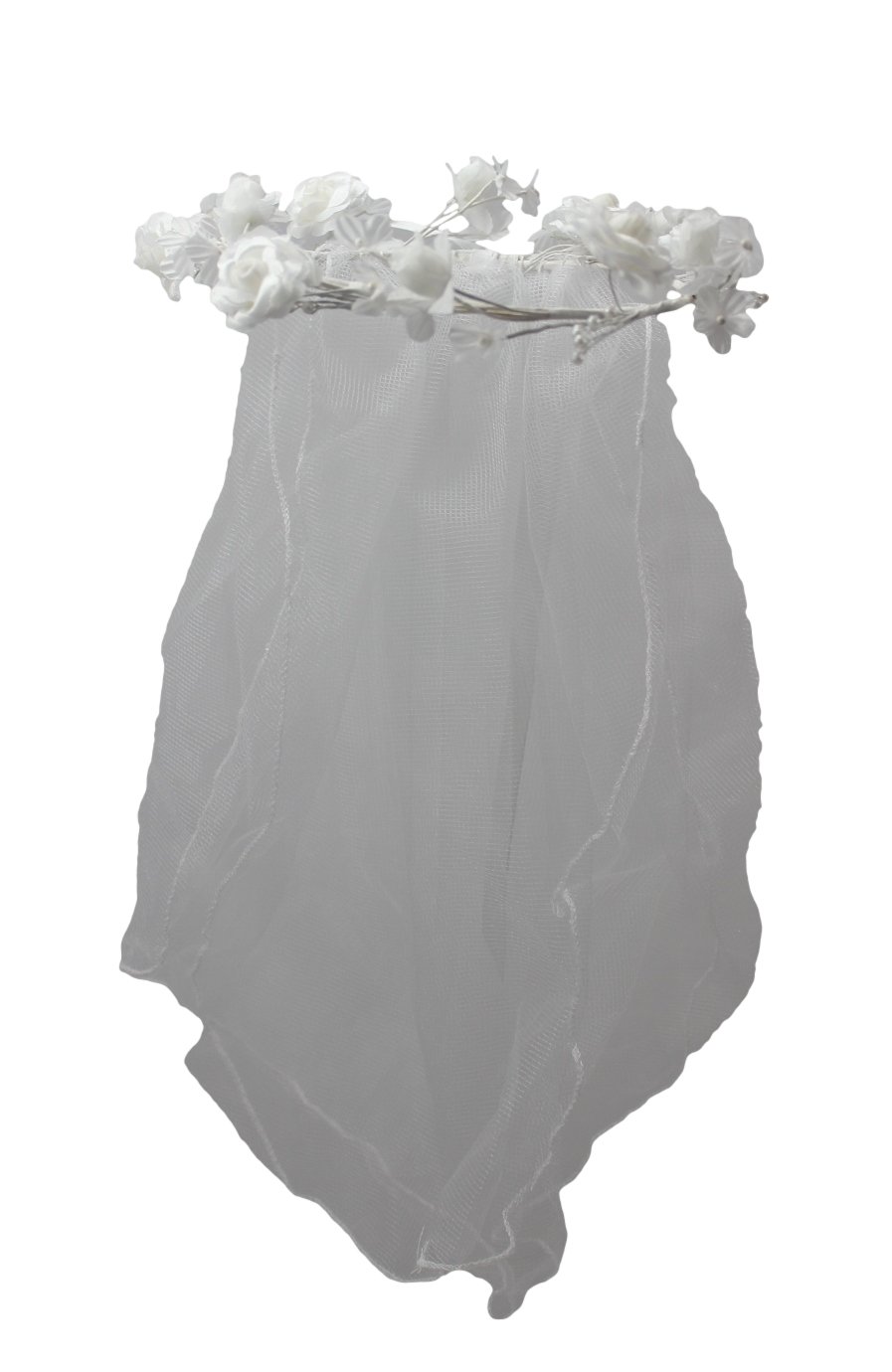 Religious GiftsGirls Floral Crown First Communion Veil Catholic Christian Religious Head Band