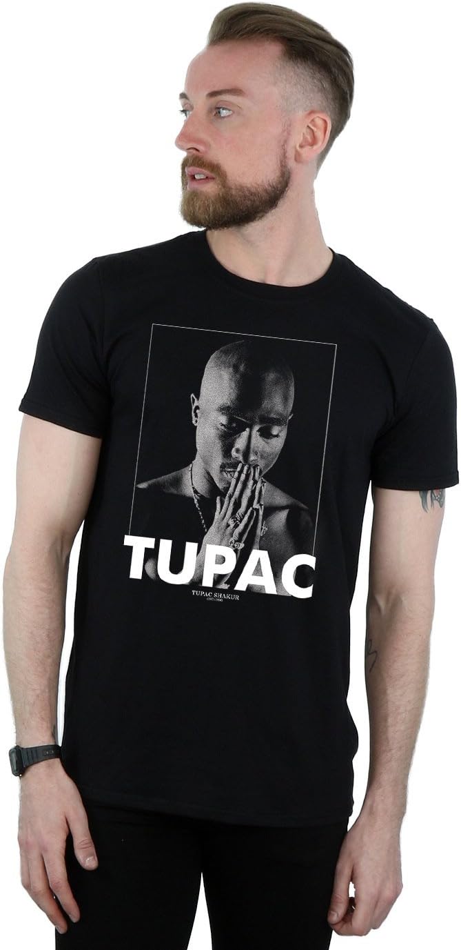 2Pac Men's Tupac Shakur Praying T-Shirt