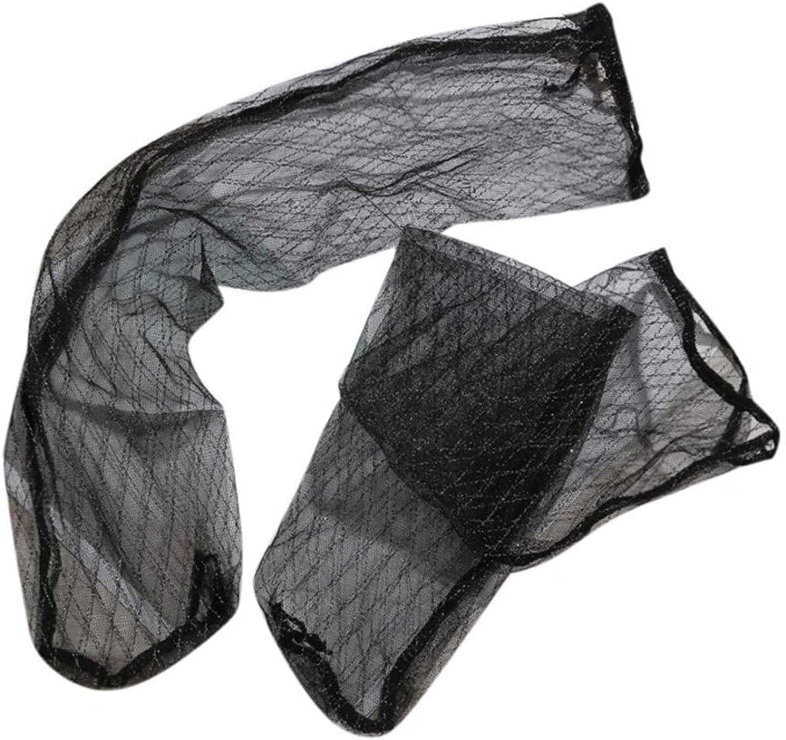 Summer Sheer Slouch Socks Transparent Elasticity Loose Socks -Women's Silk Stockings, Ultra-Thin Cotton Sole Short Ankle Socks (Black)