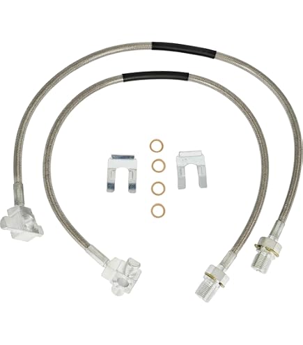thumbnail image 2 of Russell 695560 Stainless Steel Brake Hose Kit For 2000-2006 Chevy GM 1500 Trucks With 6-Inch Lift 2 of 3