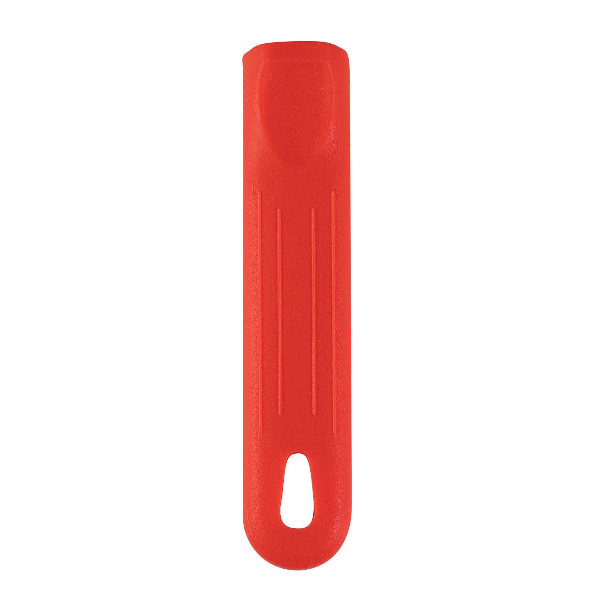 Photo 1 of Restaurantware-Met Lux Pan Handle Sleeve, 1 Removable Pan Handle Cover - Fits 14-inch Pans, Aluminum Pans Sold Separately, Red Silicone Holder Sleeve, Dishwashable, No-Slip