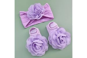 Pedolltree Reborn Dolls Accessories Shoes 2pcs Sets for 18-24 inch Reborn Baby Girl Include Socks Headband…