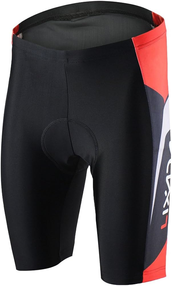 Lixada Men's Cycling Jersey Set Bicycle Short Sleeve Set Quick-Dry Breathable Shirt+3D Cushion Shorts Padded Pants/Bib Short: Clothing