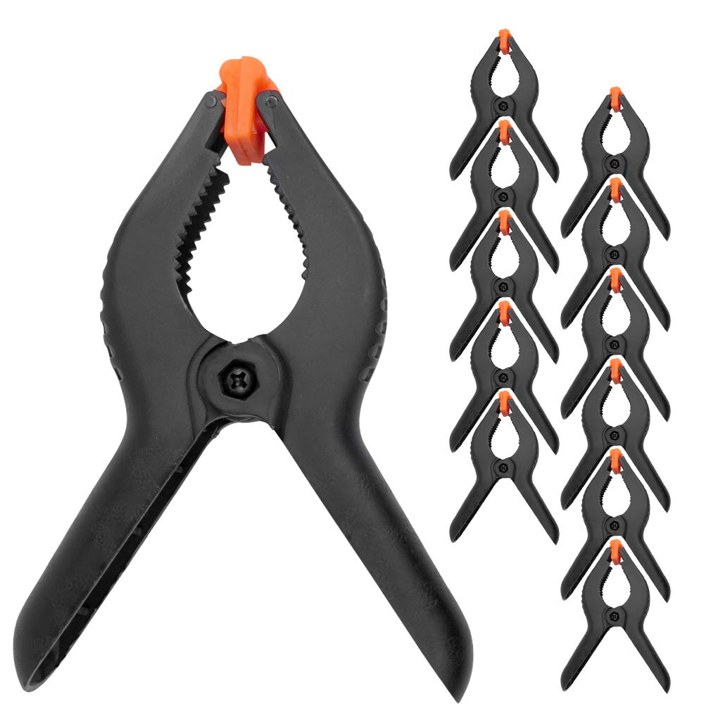 Evelots Spring Clamps6 Inch LONGStrong Grip ClipsPhoto/Craft/Fabric