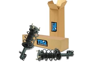 TRQ Front Strut and Spring Assembly Set Loaded Pre-Assembled Coil Spring Spring Seat Compatible with 2015-2018 Toyota Corolla 2014 Toyota Corolla L LE Le Eco Plus S 2019 Toyota Corolla Sedan