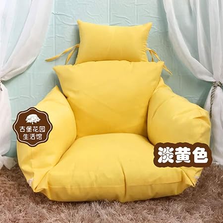 Mnjin Garten Im Freien Abnehmbares Eiernest Stuhlkissen Hangender Korbstuhl Cushio Schaukelsitzkissen Wiege Dickes Sitzkissen 1 Amazon De Sport Freizeit