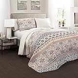 Lush Decor Nesco Quilt Striped Pattern Reversible 3