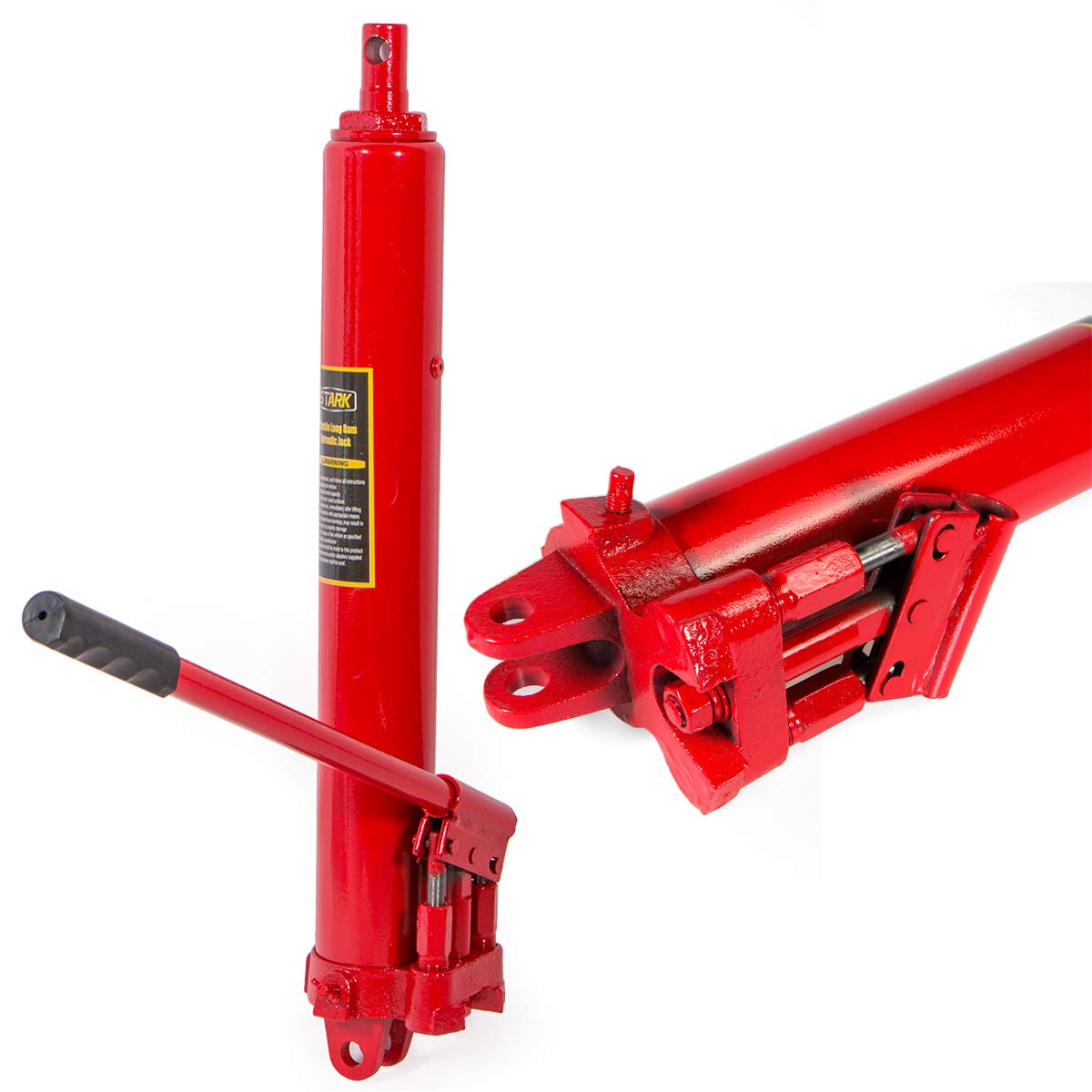Stark 8Ton Double Cherry Picker Pump Long Hydraulic Ram Jack Engine