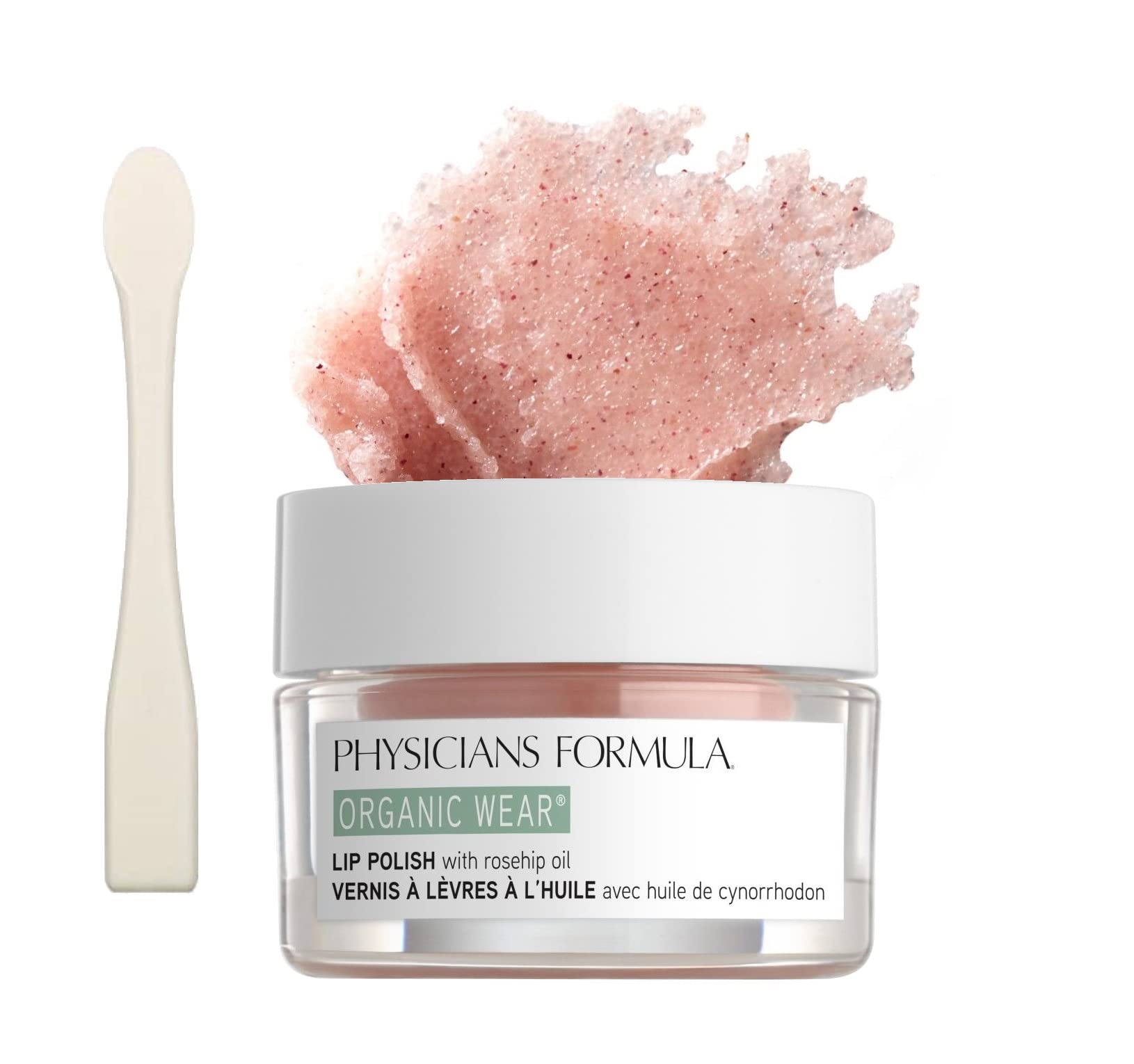 Physician's Formula, Inc. - Organic Wear Lip Polish - Exfoliating Lip Scrub with Skin-Nourishing, Organic Ingredients for Lip Care - Lip Treatment for Dry and Cracked Lips - Hypoallergenic Formula