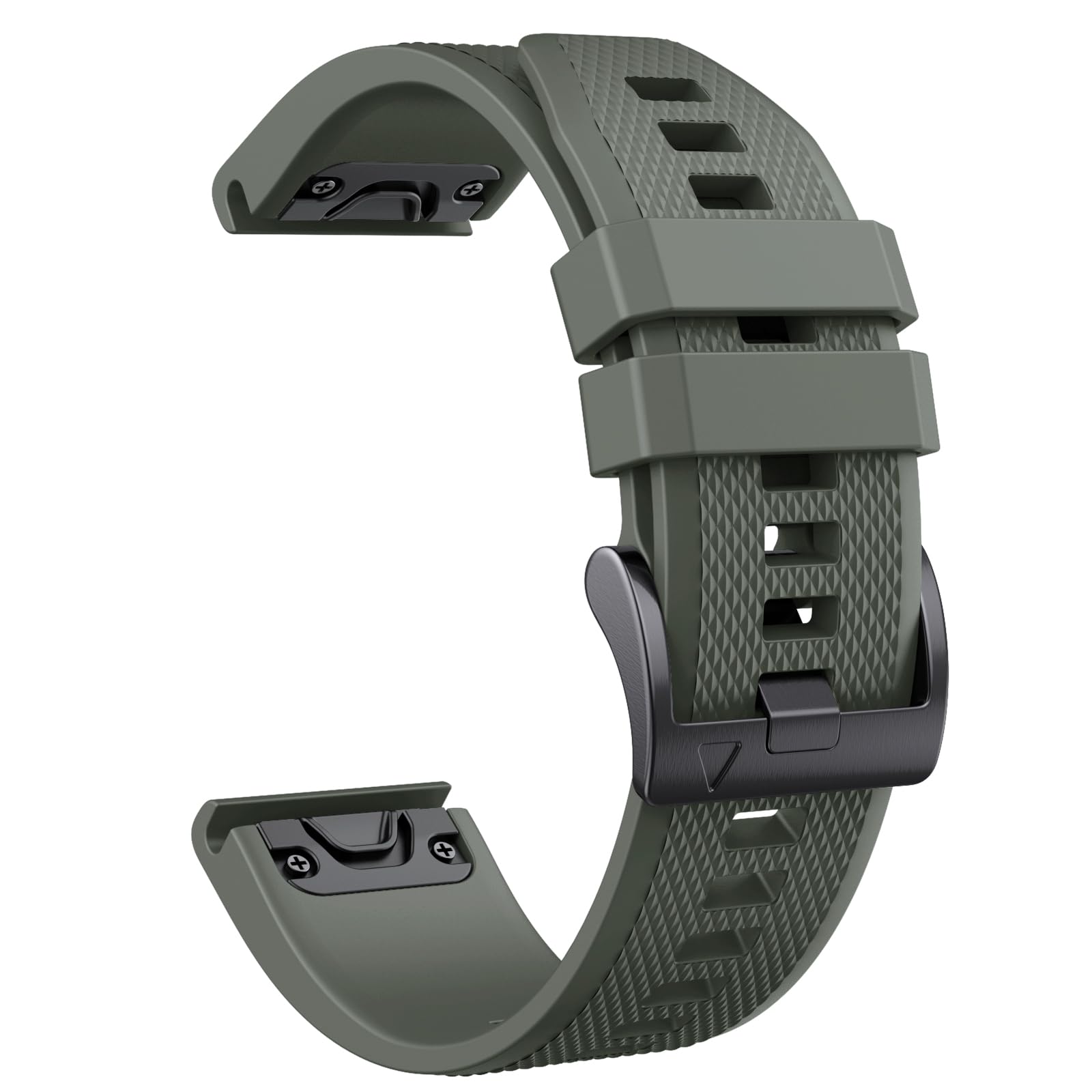 NotoCity for Garmin Fenix 6/6 pro Strap, Quickfit 22mm for Fenix 5/7/5 plus/7 Pro/8 47mm, Watch Strap for Forerunner 935/945/965, Approach S60/S62, Instinct 2, Tactix 8 47mm(Army green)