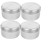 FELTECHELECTR 4 Pcs Aluminum Soil Sampling Jars