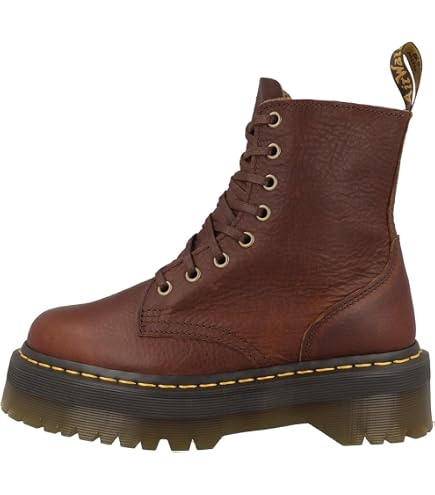 Dr. Martens Jadon Dark Brown Crazy Horse Leather Platform Combat Boots Mens 13 Jadon Boots Crazy Horse Leather Platforms in Brown | Dr. Martens main image 2