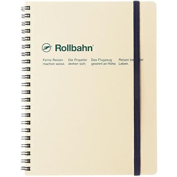 Delfonics Rollbahn Spiral Classic Notebooks, 5-1/2 in. x 7 in