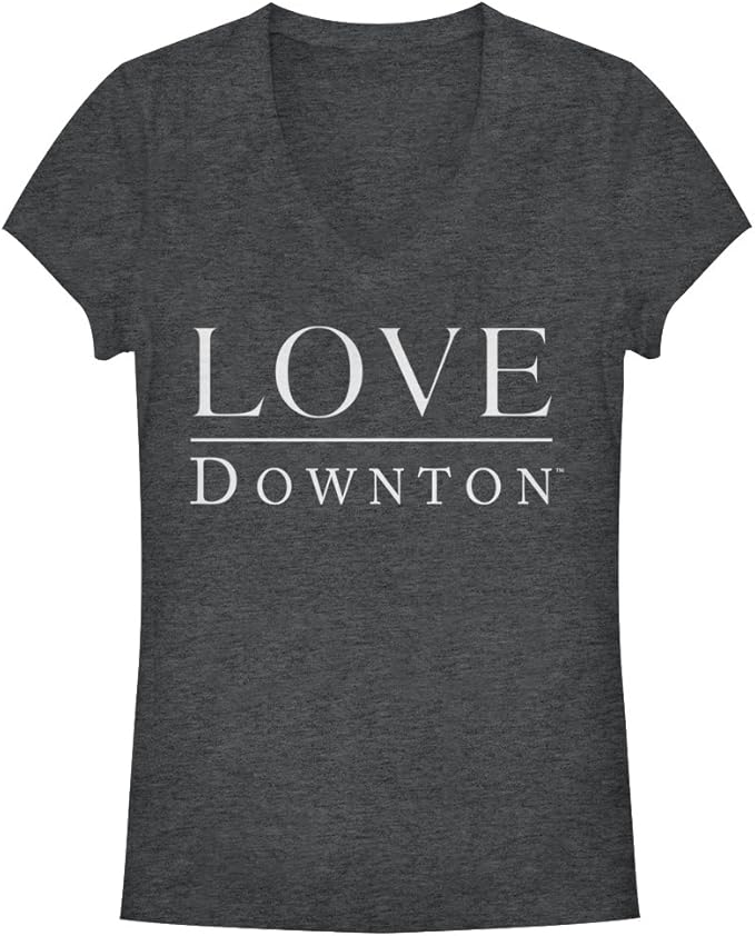 Amazon.com: Downton Abbey Down Time Juniors Vneck Tee Shirt: Clothing