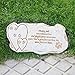 JHP Pet Memorial Stones Marker for Dog or Cat, Pet Loss of Gifts with Poem and Paw Print, Garden Stone for Loved Pet, Pet Grave Headstone Tombstone?