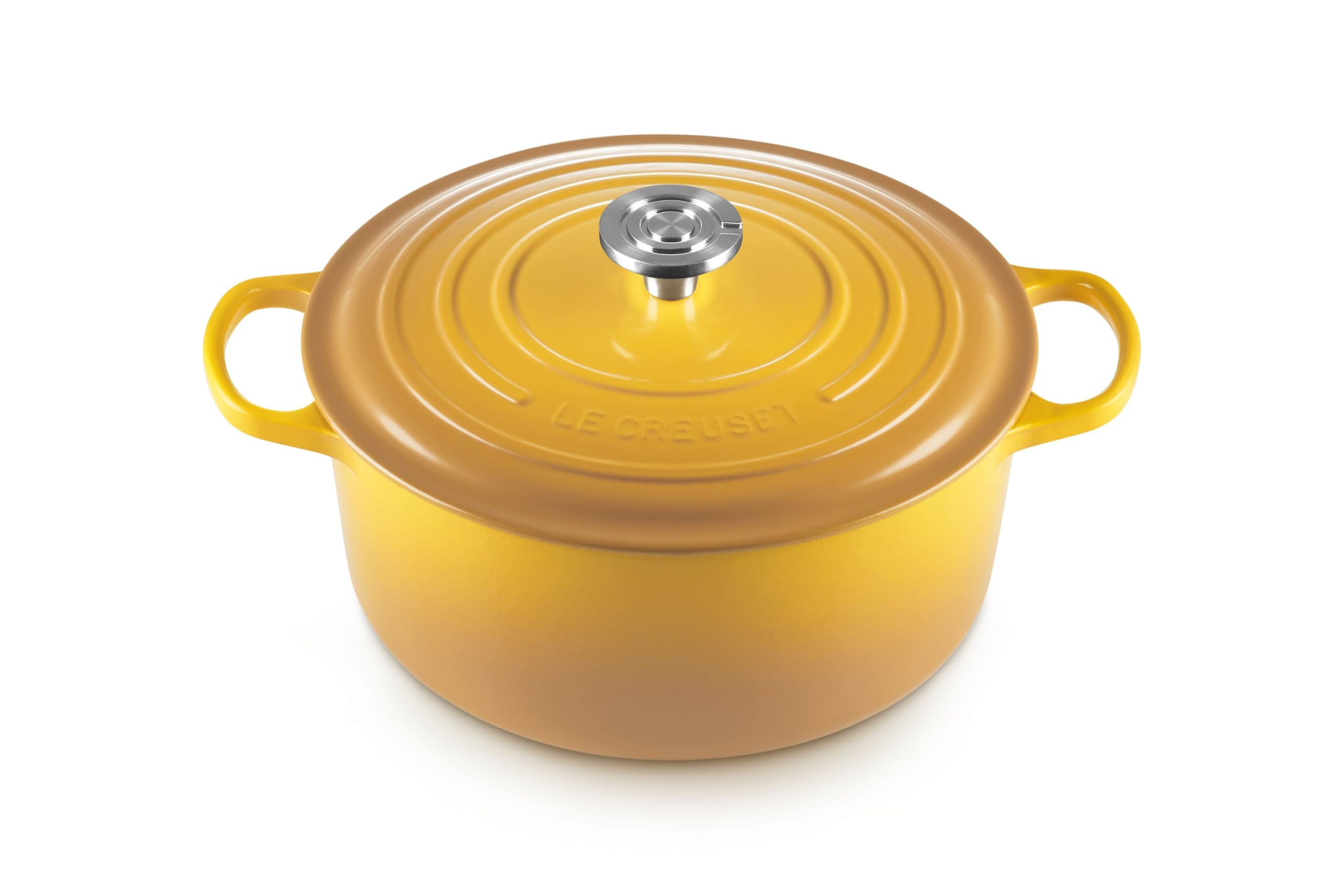 Le Creuset Enameled Cast Iron Round Dutch Oven, 7.25 qt., Nectar