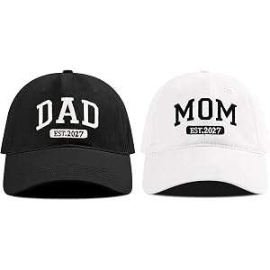 Pregnancy Announcement Gift for Family, Dad Mom Aunt Uncle Grandpa and Grandma Baseball Hat for Mother Father Day Birthday