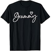 Grammy Gifts for Women Grandma Heart Mother's Day Grammy T-Shirt