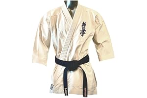 Victorbudo USA Kyokushin Karate Uniform Kids & Adults Martial Arts Unisex Cotton Canvas 14oz Unbleached