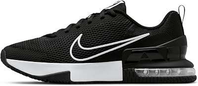 Men's Air Max Alpha Trainer 6 Workout Shoes, Black/White-Black, 8.5
