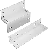 Z and L Bracket for 500KG 1200LBS Holding Force Electric Magnetic Lock Single Door Access Control Magnetic Door Locks