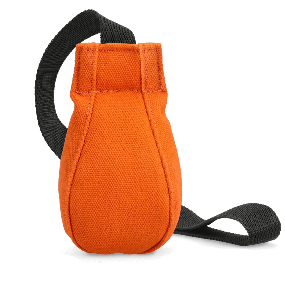 Romney's Dummy Ball SpeedUp! | 150 g | With Extra Long Throwing Band (Orange)