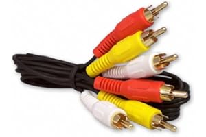 Your Cable Store 3 Foot RCA Audio / Video Cable 3 Male To 3 Male
