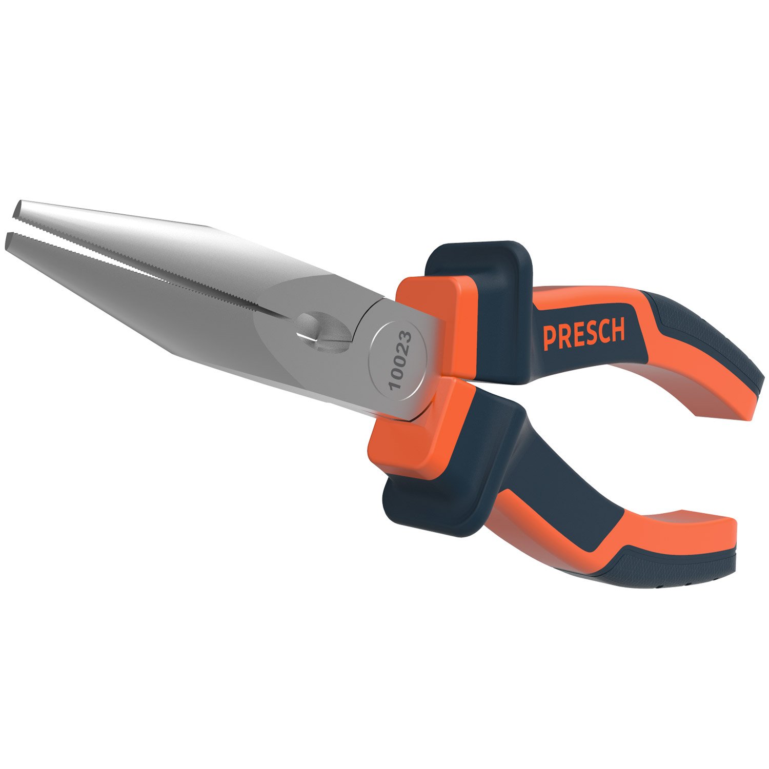 Presch Long Nose Plier 160mm - Thin Professional Needle Nose Plier with Side Cutter - Heavy Duty Round Nose Pliers