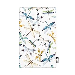 Pznen Light Switch Cover Plate, Dragonfly Garden