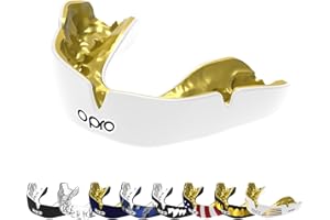 OPRO Instant Custom-Fit Sports Mouth Guard, Revolutionary Fitting Technology for Ultimate Comfort, Protection & Fit, Gum Shie