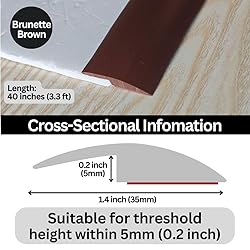 Floor Transition Strip Self Adhesive Carpet Wood