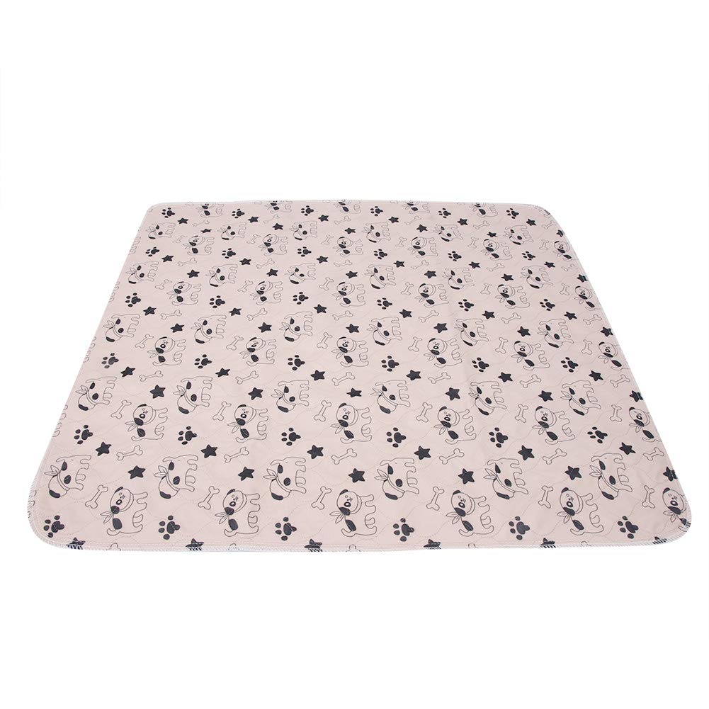 Puppy Pads, 3 Sizes Dog Pee Mat Washable Anti Slip No Leaking Floor Mat Dog Potty Training Pads Dog PIPI Pads Dog Play Mat for Puppy, Senior Dog Whelping Incontinence Housebreaking(80 x 90cm)